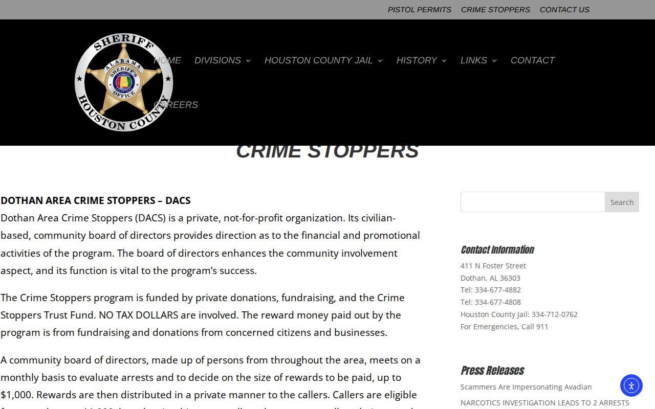 Houston County most wanted Crime Stoppers tip channels