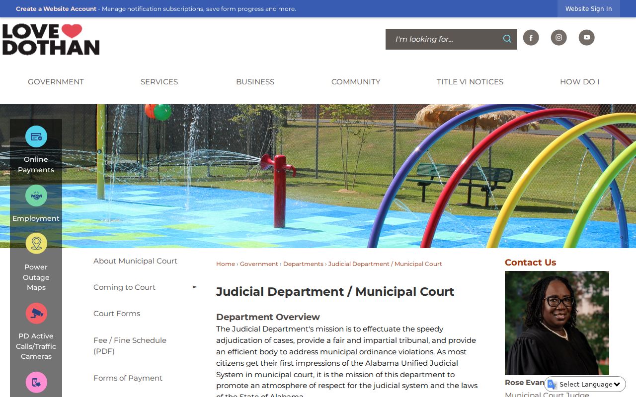 Houston County outstanding warrants Dothan court route